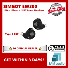 Load image into Gallery viewer, [🎶SG] SIMGOT EW300 1DD + 1Planar + 1PZT Tribrid Driver IEMs
