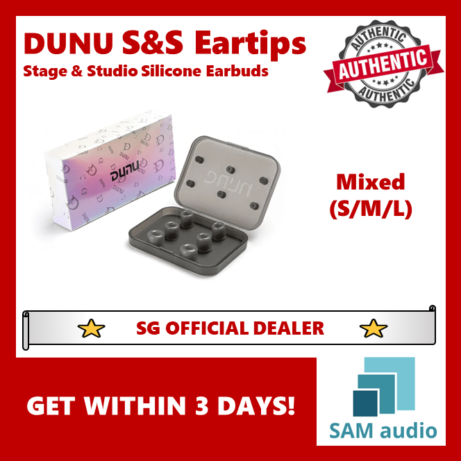 [🎶SG] DUNU S&S Eartips Stage and Studio Silicone Earbuds