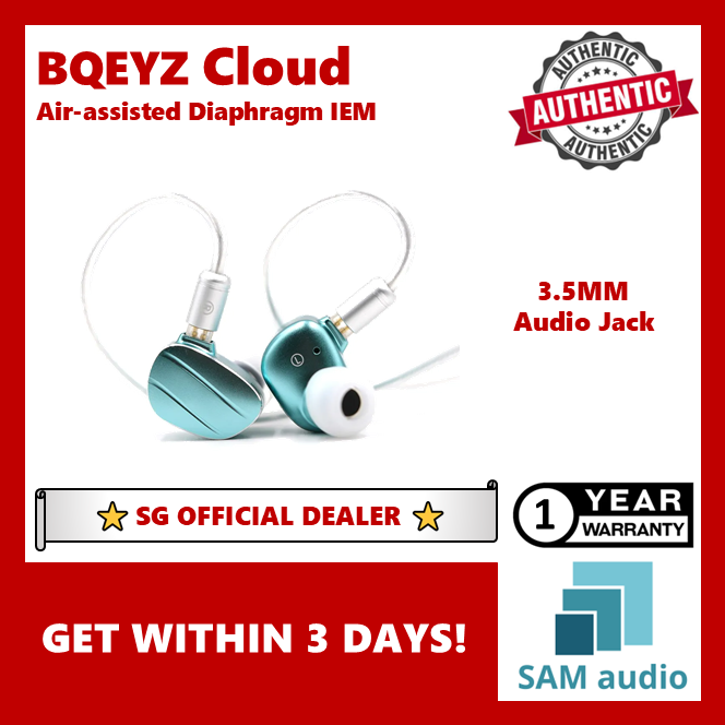 [🎶SG] BQEYZ CLOUD Air-assisted DIaphragm In-Ear Monitors IEM