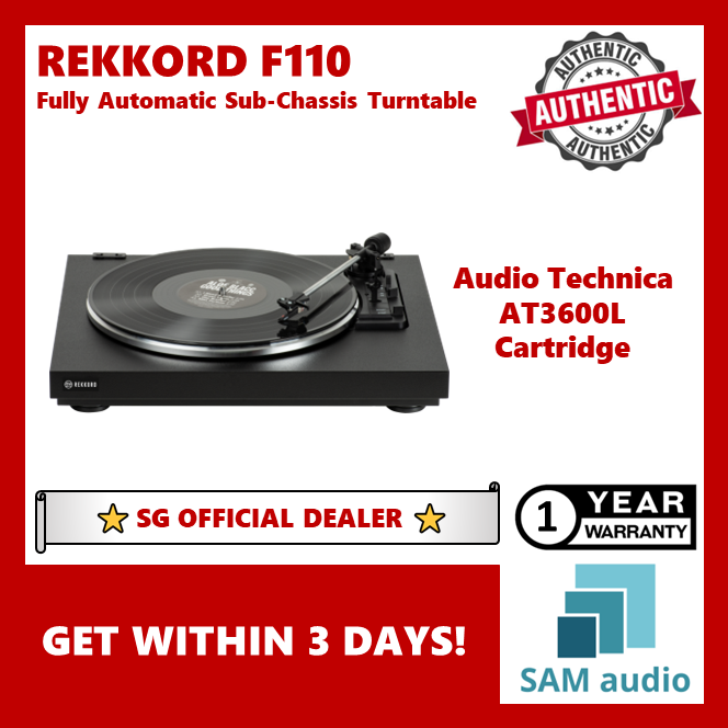 [🎶SG] REKKORD AUDIO F110 Fully Automatic Entry Level Sub-Chassis Turntable