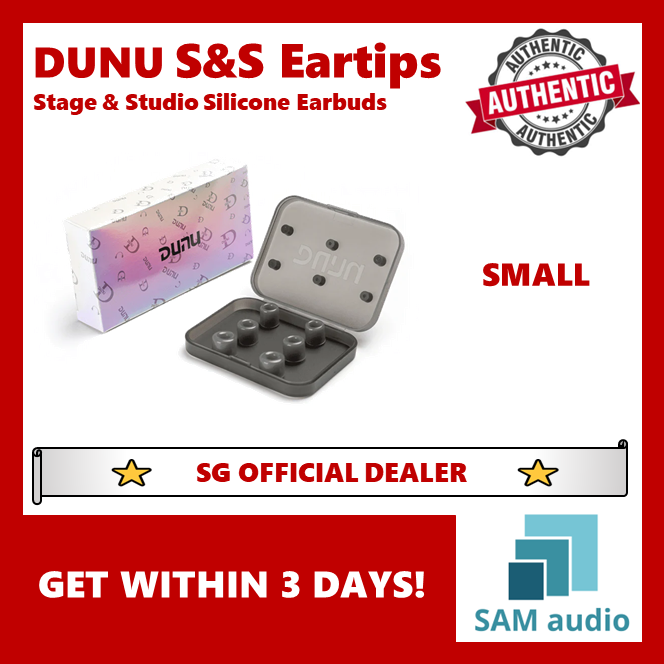 [🎶SG] DUNU S&S Eartips Stage and Studio Silicone Earbuds