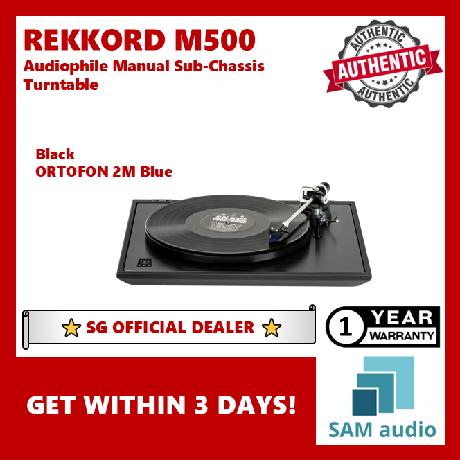 [🎶SG] REKKORD M500 Advanced Manual Sub-Chassis Turntable