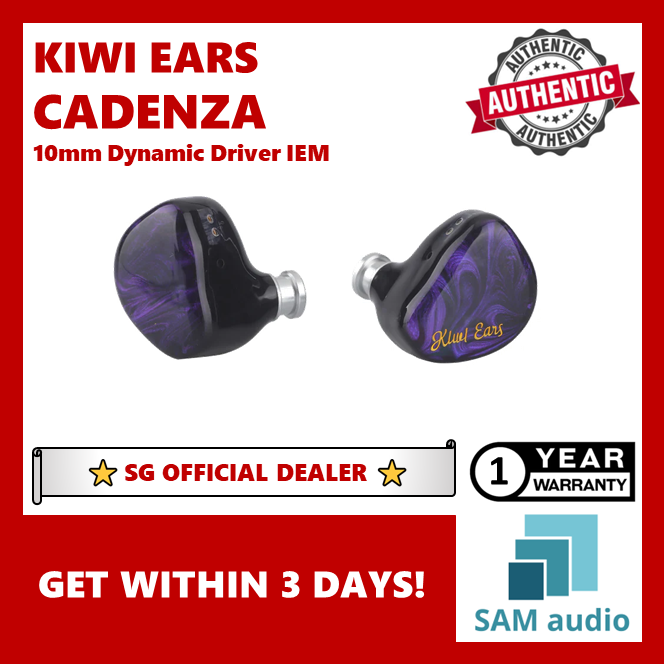 [🎶SG] KIWI EARS CADENZA 10mm Beryllium Dynamic Driver IEM