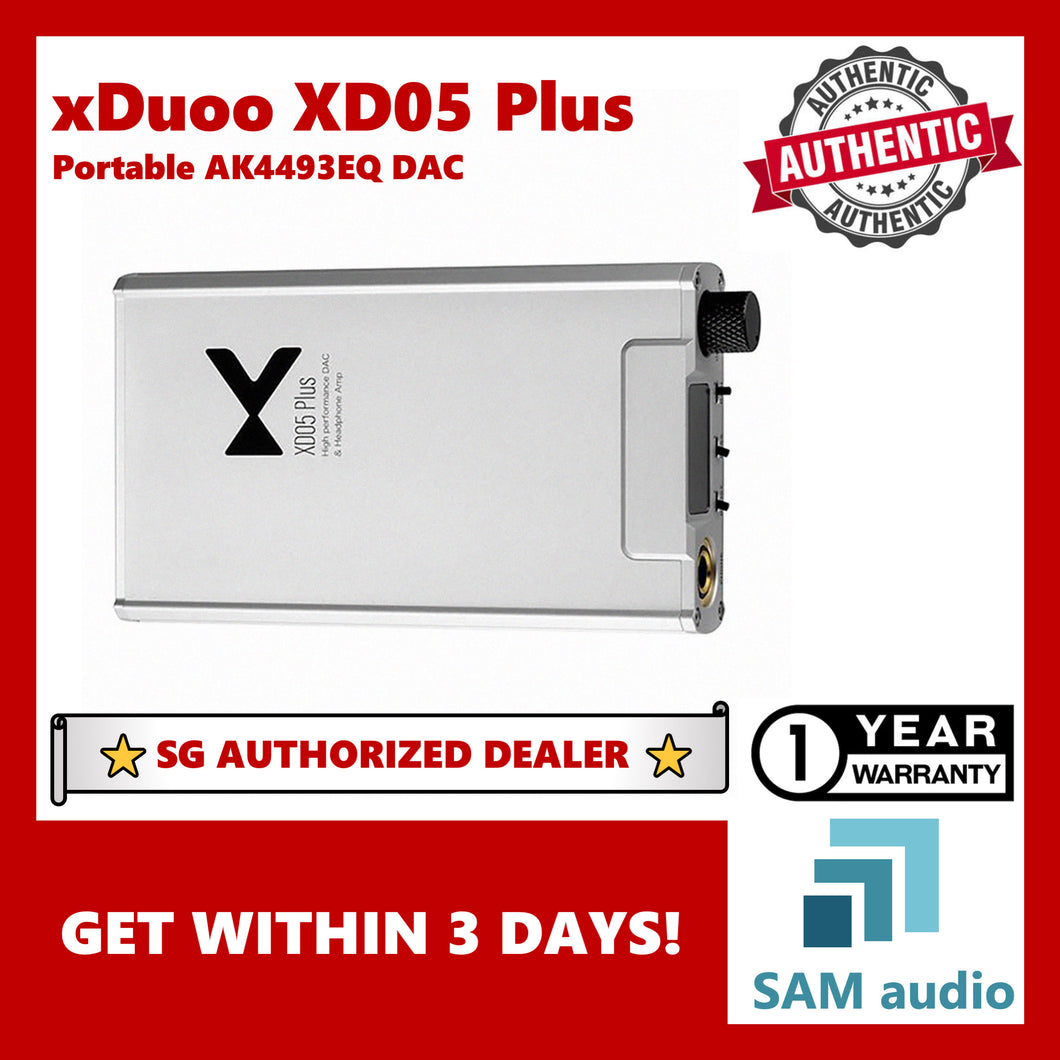 [🎶SG] XDUOO XD-05 Plus, Portable DAC AK4493, Headphone Amp (XD05), Hifi Audio