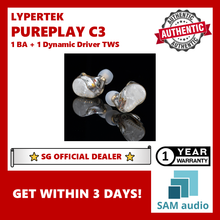 Load image into Gallery viewer, [🎶SG] LYPERTEK PUREPLAY C3 - 1DD + 1BA True Wireless TWS
