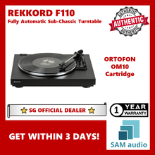 Load image into Gallery viewer, [🎶SG] REKKORD AUDIO F110 Fully Automatic Entry Level Sub-Chassis Turntable
