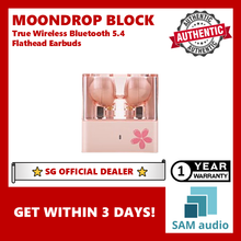 Load image into Gallery viewer, [🎶SG] MOONDROP BLOCK True Wireless Bluetooth 5.4 Flathead Earbuds
