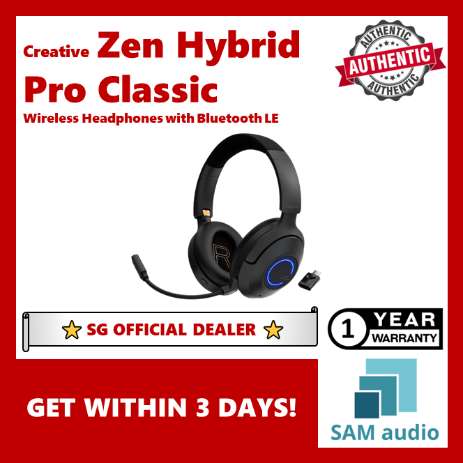 🎶SG] CREATIVE ZEN HYBRID PRO CLASSIC Active Noise Cancelling Over