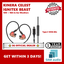 Load image into Gallery viewer, [🎶SG] KINERA CELEST IGNITEX BEAST 1DD + 1BA Hybrid Drivers In-Ear Monitors
