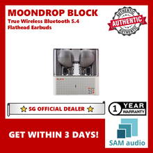 Load image into Gallery viewer, [🎶SG] MOONDROP BLOCK True Wireless Bluetooth 5.4 Flathead Earbuds
