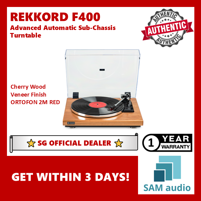 [🎶SG] REKKORD F400 Advanced Automatic Sub-Chassis Turntable