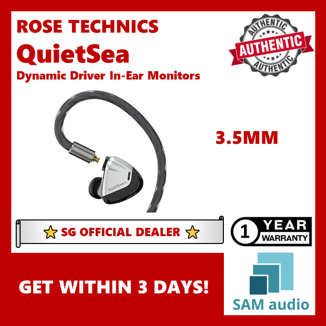 [🎶SG] ROSESELSA (ROSE TECHNICS) QuietSea Dynamic Driver In-Ear Monitors (Quiet Sea)