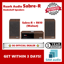 Load image into Gallery viewer, [🎶SG] RUARK AUDIO SABRE-R (SABRE R) Bookshelf Speakers
