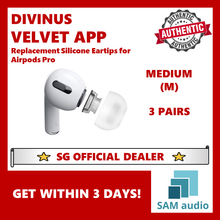 Load image into Gallery viewer, [🎶SG] DIVINUS VELVET APP Replacement Silicone Eartips for Airpods Pro
