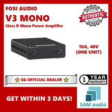 Load image into Gallery viewer, [🎶SG] FOSI AUDIO V3 MONO Power Amplifier For Home Audio Speakers, Mini Monoblock Class D Amp
