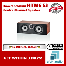 Load image into Gallery viewer, [🎶SG] Bowers &amp; Wilkins HTM6 S3 Center Channel Speaker (B&amp;W)
