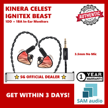 Load image into Gallery viewer, [🎶SG] KINERA CELEST IGNITEX BEAST 1DD + 1BA Hybrid Drivers In-Ear Monitors
