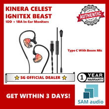 Load image into Gallery viewer, [🎶SG] KINERA CELEST IGNITEX BEAST 1DD + 1BA Hybrid Drivers In-Ear Monitors
