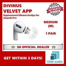 Load image into Gallery viewer, [🎶SG] DIVINUS VELVET APP Replacement Silicone Eartips for Airpods Pro
