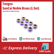 Load image into Gallery viewer, [🎶SG] TANGZU TANG SANCAI NOBLE BRASS EDITION - Liquid Silicone Hybrid Eartips
