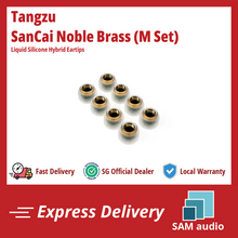 Load image into Gallery viewer, [🎶SG] TANGZU TANG SANCAI NOBLE BRASS EDITION - Liquid Silicone Hybrid Eartips
