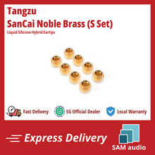 Load image into Gallery viewer, [🎶SG] TANGZU TANG SANCAI NOBLE BRASS EDITION - Liquid Silicone Hybrid Eartips

