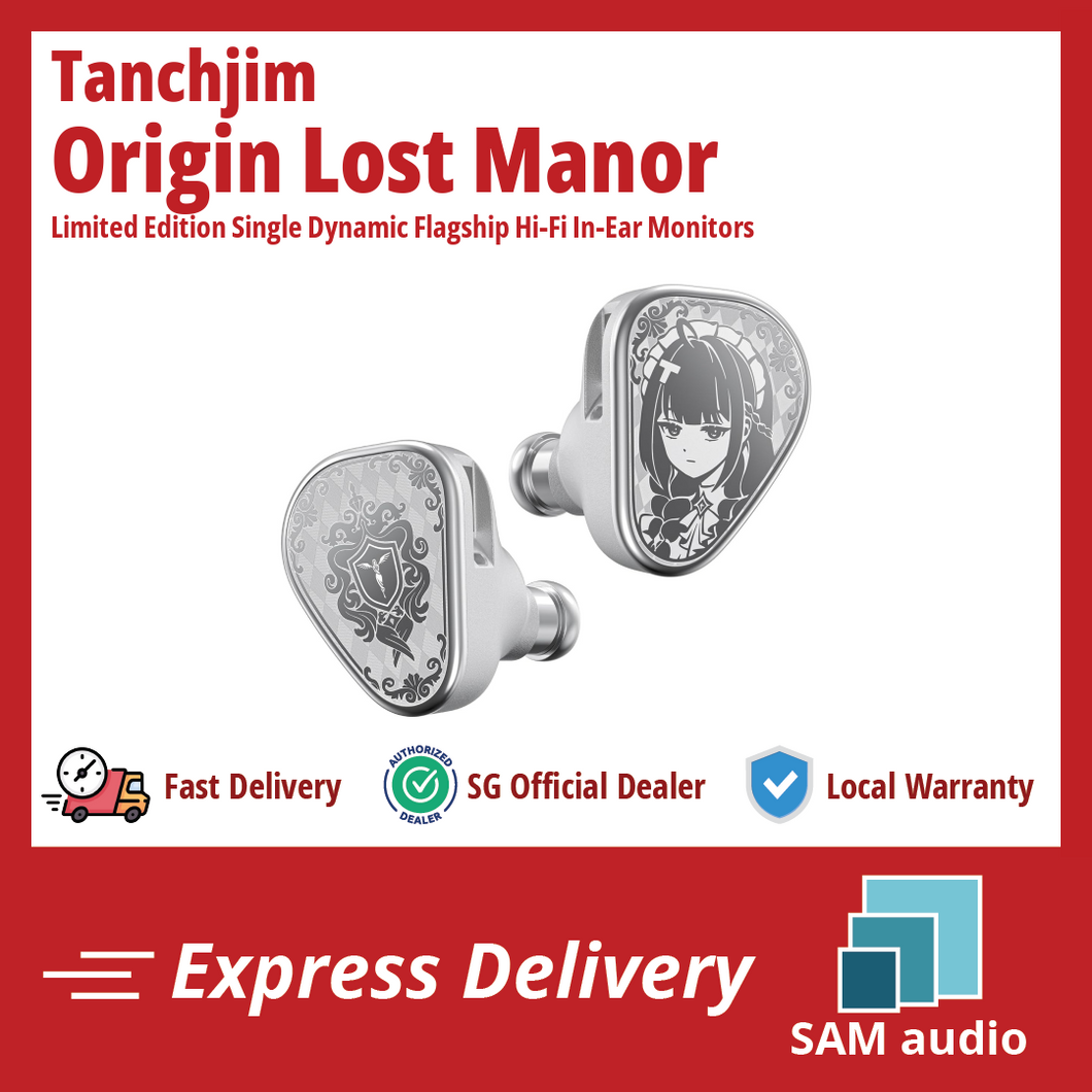 [🎶SG] TANCHJIM ORIGIN LOST MANOR Limited Edition Single Dynamic Flagship Hi-Fi In-Ear Monitors