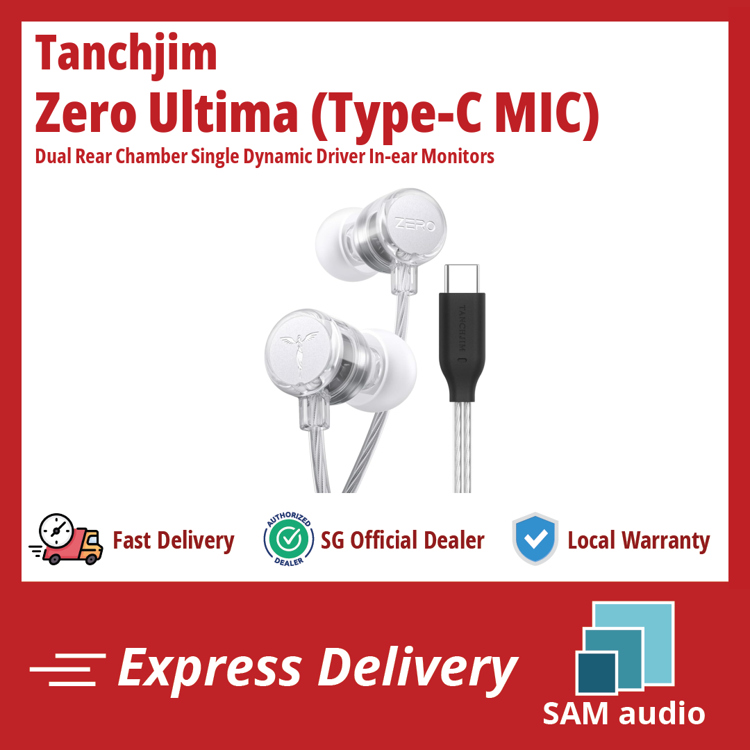 [🎶SG] TANCHJIM ZERO ULTIMA Dual Rear Chamber Single Dynamic Driver In ...