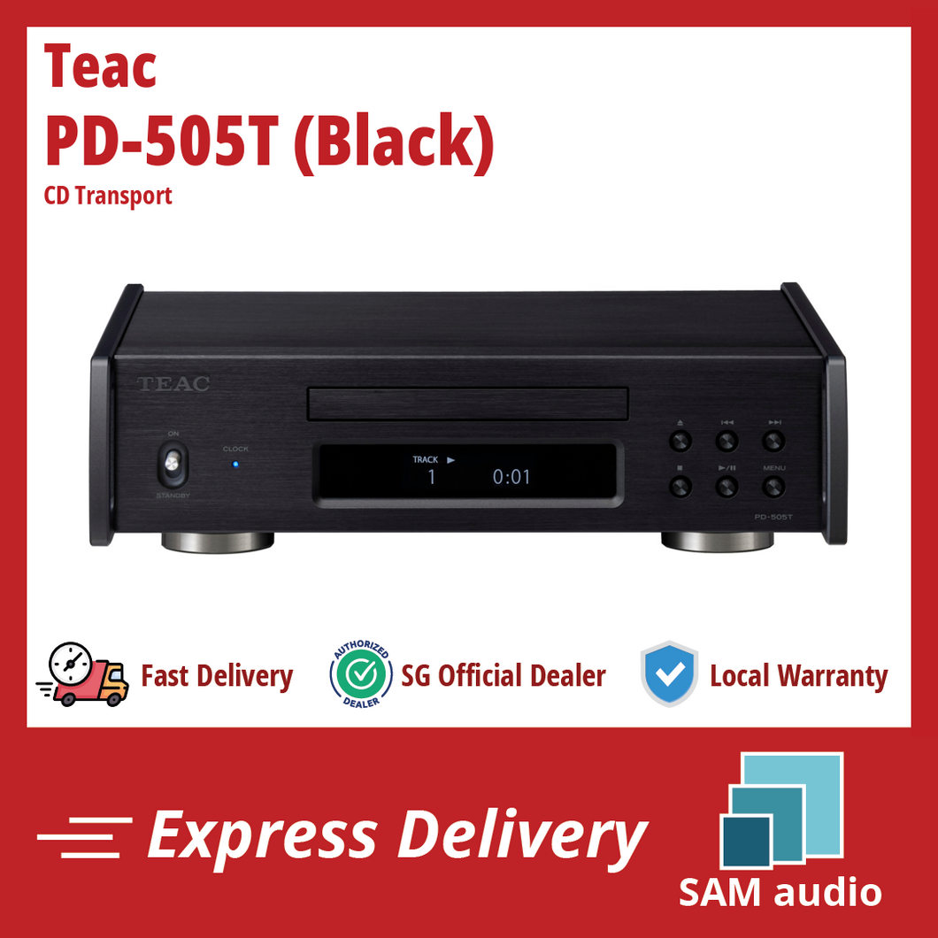 [🎶SG] TEAC PD-505T (PD505T) CD Transport