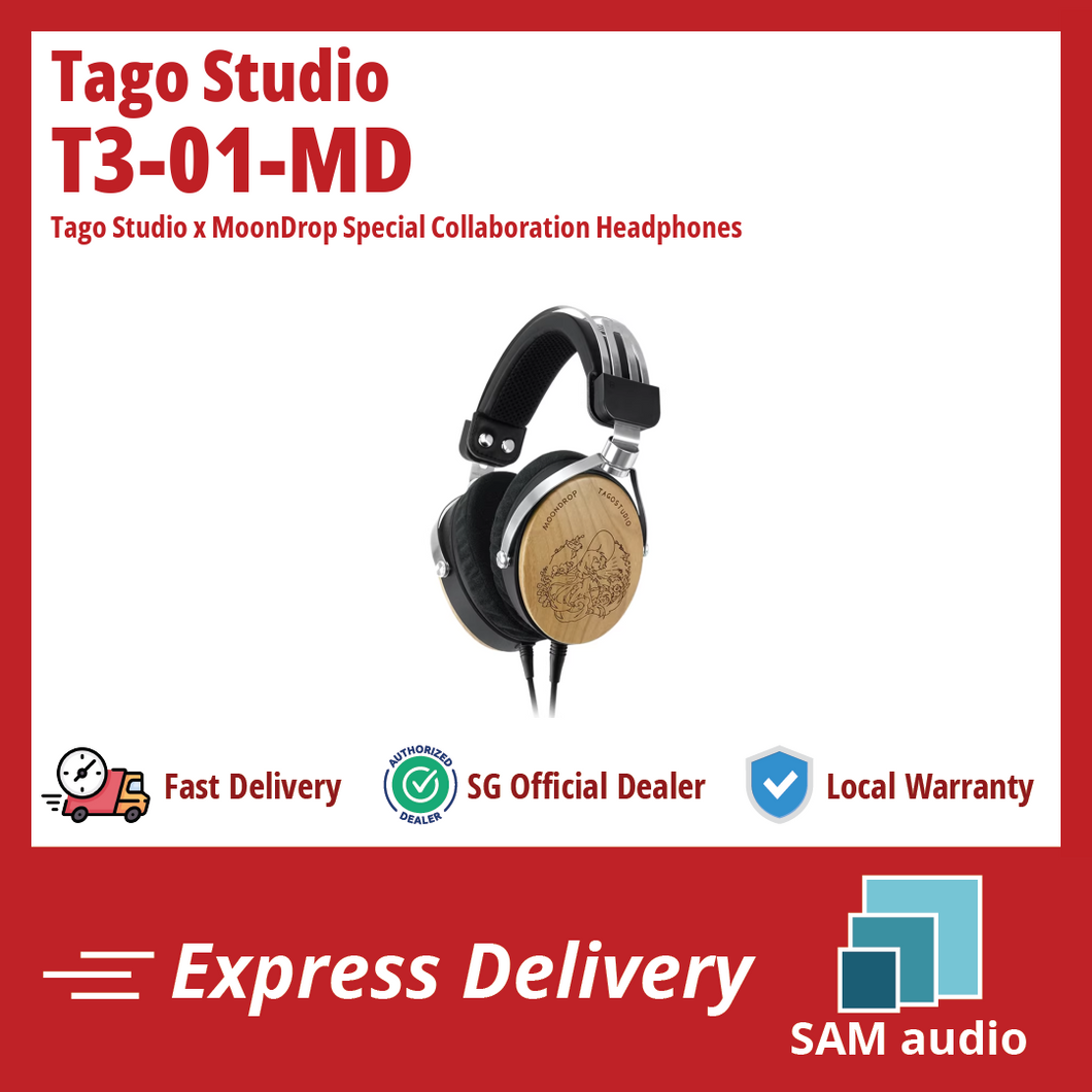 🎶SG] TAGO STUDIO x MOONDROP T3-01-MD - Special Collab Over-ear