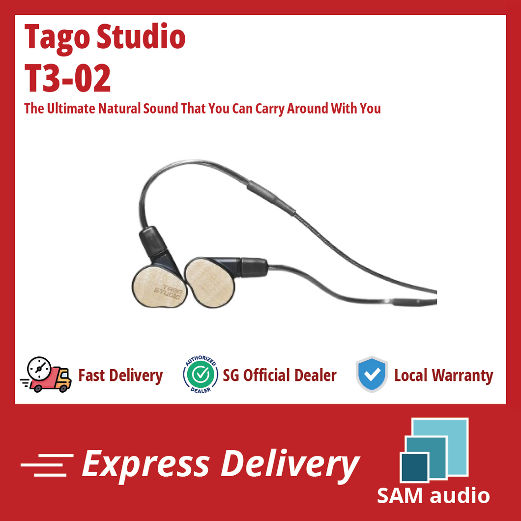 [🎶SG] TAGO STUDIO T3-02 The Ultimate Natural Sound That You Can Carry Around With You