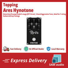 Load image into Gallery viewer, [🎶SG] TOPPING ARES HYNOTONE Distortion Preamp Pedal 5-stage JFET Circuit, 3-band Aggressive Tone, Ideal for 7-string Guitars &amp; Drop Tunings
