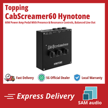 Load image into Gallery viewer, [🎶SG] TOPPING CABSCREAMER60 HYNOTONE 60W Power Amp Pedal With Presence &amp; Resonance Controls, Balanced Line Out, DC 9V Output, PD Power Input, Line Out For Live &amp; Recording
