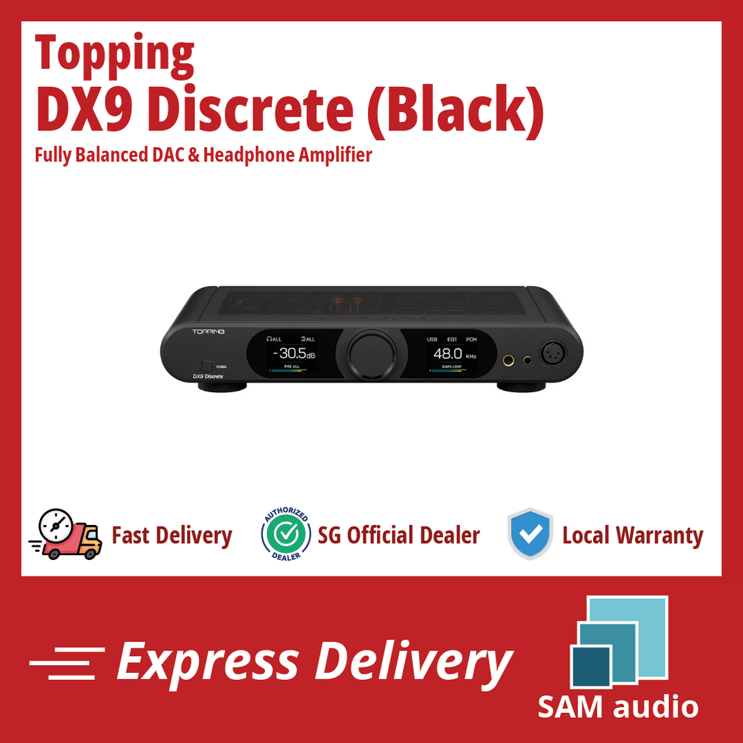 [🎶SG] TOPPING DX9 Discrete DAC & Headphone Amplifier