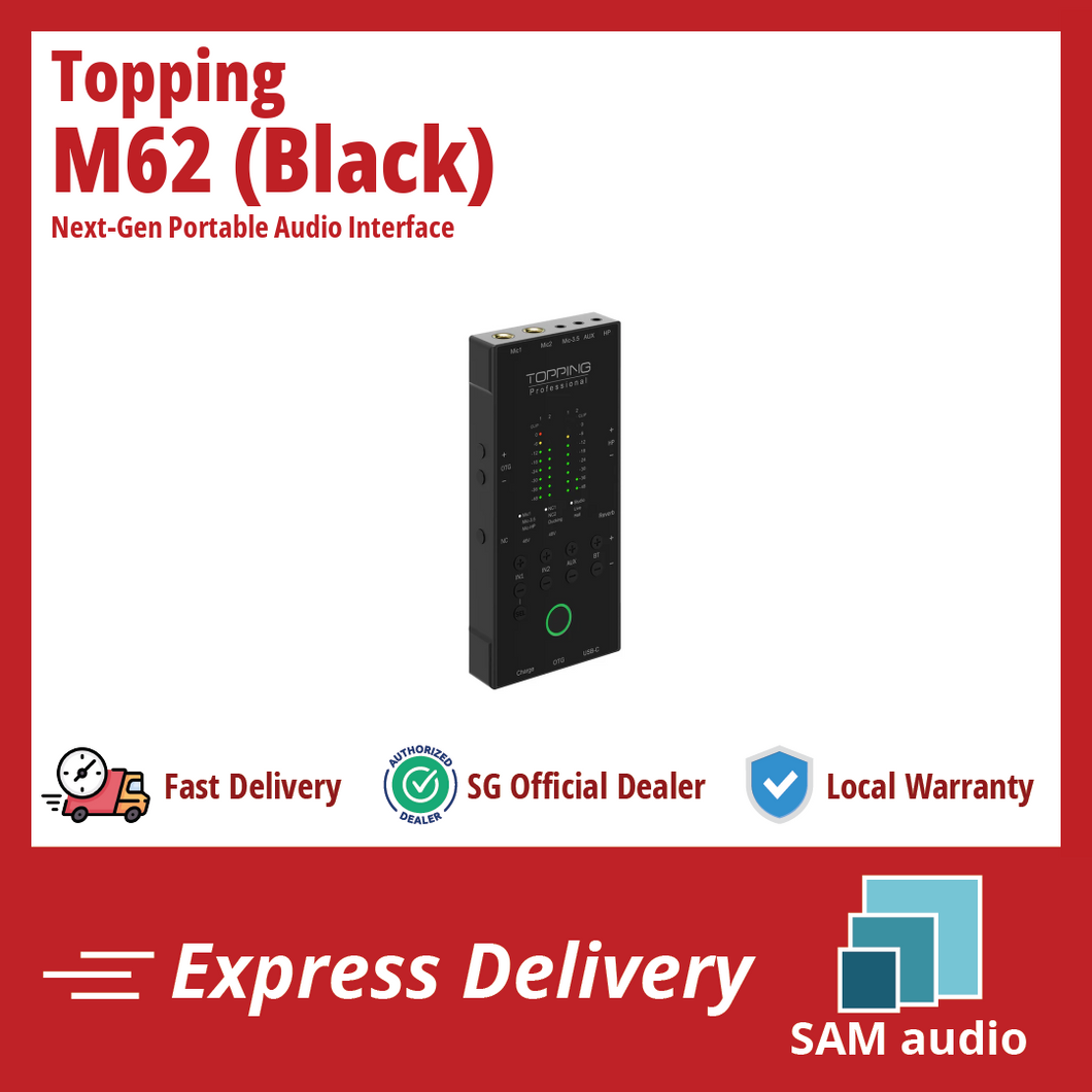 [🎶SG] Topping M62 Next-Gen Portable Audio Interface