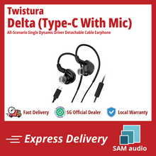 Load image into Gallery viewer, [🎶SG] TWISTURA DELTA - All-Scenario Single Dynamic Driver Detachable Cable Earphone
