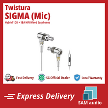 Load image into Gallery viewer, [🎶SG] TWISTURA SIGMA - Hybrid 1DD + 1BA HiFi Wired Earphones

