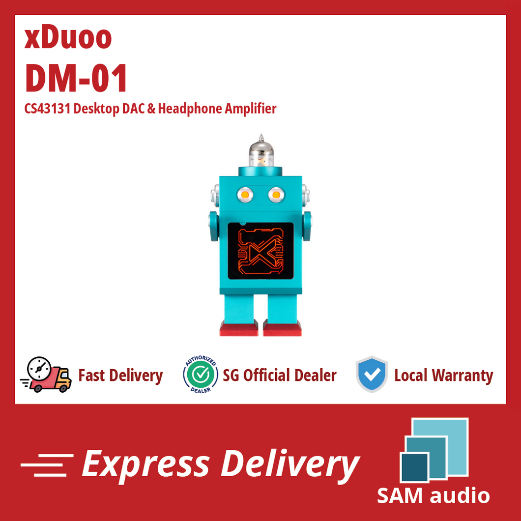 [🎶SG] XDUOO DM-01 (DM01) CS43131 Desktop DAC & Headphone Amplifier