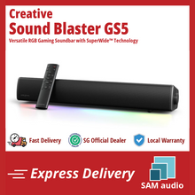 Load image into Gallery viewer, [🎶SG] CREATIVE SOUND BLASTER GS5 - RGB Gaming Soundbar
