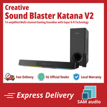 Load image into Gallery viewer, [🎶SG] CREATIVE SOUND BLASTER KATANA V2 - 2.1 RGB Soundbar Speakers
