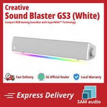 Load image into Gallery viewer, [🎶SG] CREATIVE SOUND BLASTER GS3 - Compact RGB Gaming Soundbar
