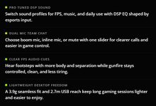 Load image into Gallery viewer, [🎶SG] EPZ G20 Pro - 10mm LCP+PU Dynamic Driver With Boom Mic Gaming IEMs
