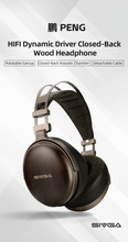 Load image into Gallery viewer, [🎶SG] SIVGA PENG 50mm Dynamic Driver Closed-Back Wood Headphone
