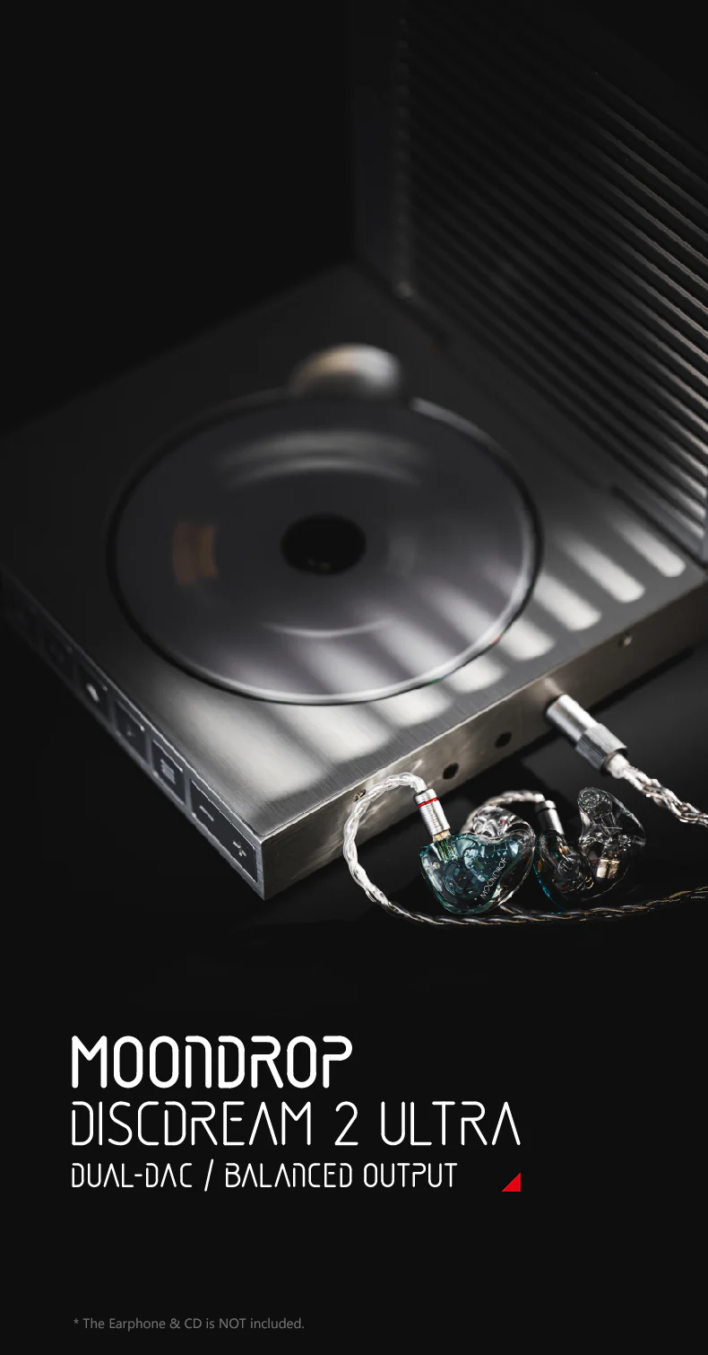 🎶SG] MOONDROP DISCDREAM 2 ULTRA Portable CD Player – SAM Audio SG
