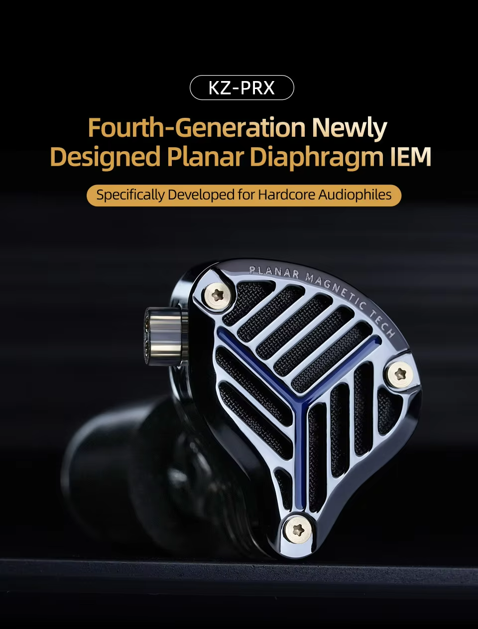 🎶SG] KZ PRX Fourth-generation Newly Designed Planar Diaphragm IEM