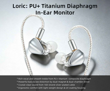 Load image into Gallery viewer, [🎶SG] KEFINE LORIC - PU + Titanium Diaphragm In-ear Monitor Earphones

