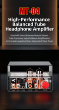 Load image into Gallery viewer, [🎶SG] xDuoo MT-04 - Dual 6H3 Tube Pre-amp &amp; Class A Headphone Amplifier (MT04)
