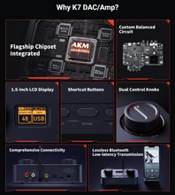 Load image into Gallery viewer, [🎶SG] FOSI AUDIO K7 Gaming Hi-Fi DAC &amp; Headphone Amplifier
