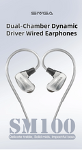 Load image into Gallery viewer, [🎶SG] SIVGA SM100 - Dual-Chamber Dynamic Driver Wired Earphones
