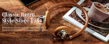 Load image into Gallery viewer, [🎶SG] ROSESELSA DISTANT MOUNTAIN On-ear HiFi Wired Headphones OOTD Vintage Headset Metal Headphones MMCX 3.5mm

